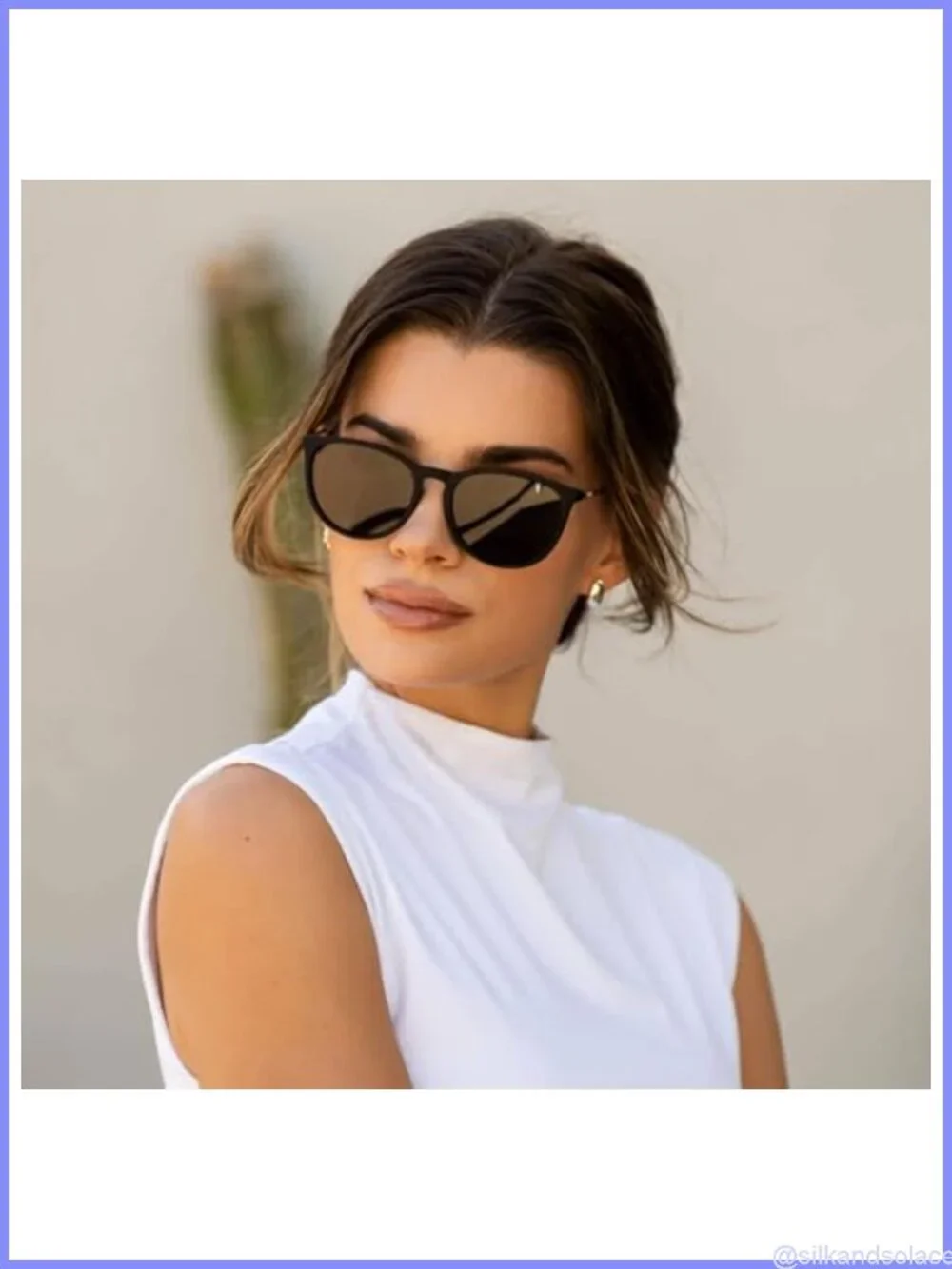Polarized Round Sunglasses UV400 Shatter-Resistant Polycarbonate Frames